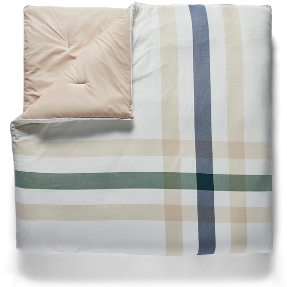 Lacoste Home Southfield 2 Piece Crossing Comforter Set, Twin - White - Picture 2 of 3